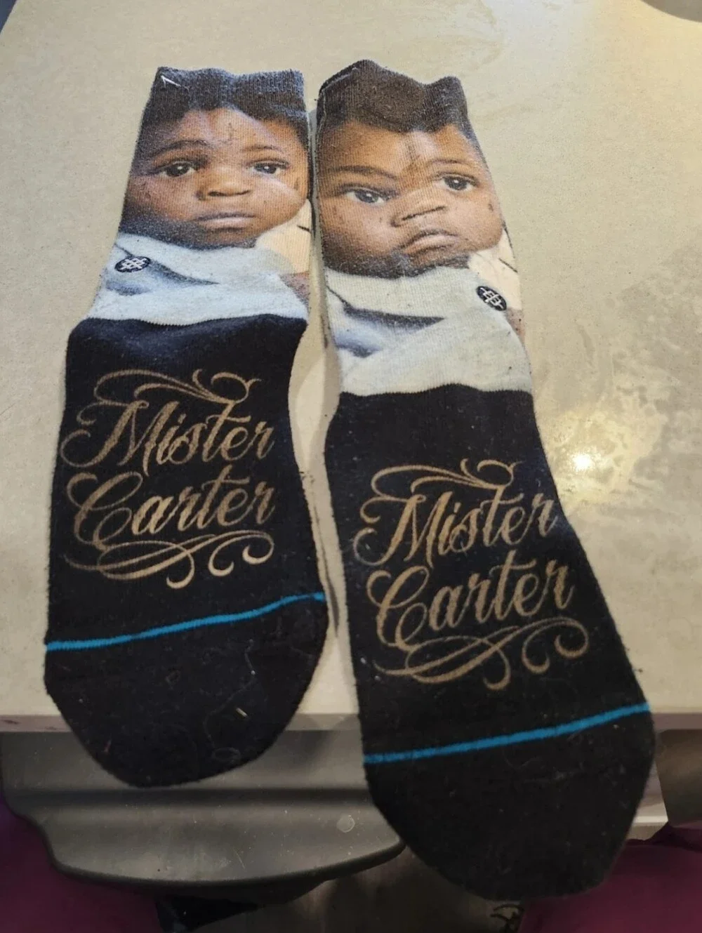 Lil Wayne X Stance Mister Carter Poly Large Men's 9-13 Crew Socks